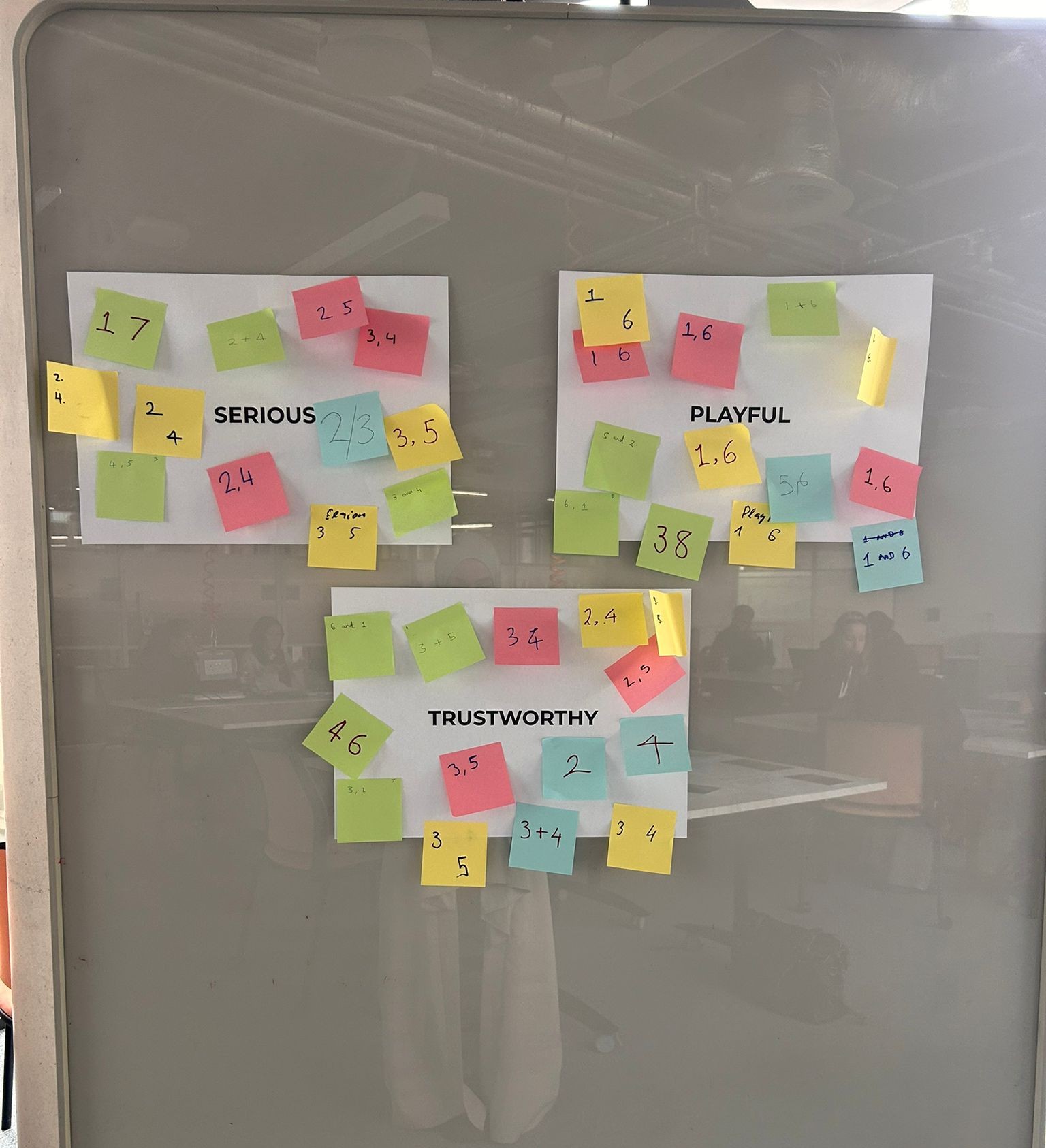 Teams working on a fast-paced design challenge