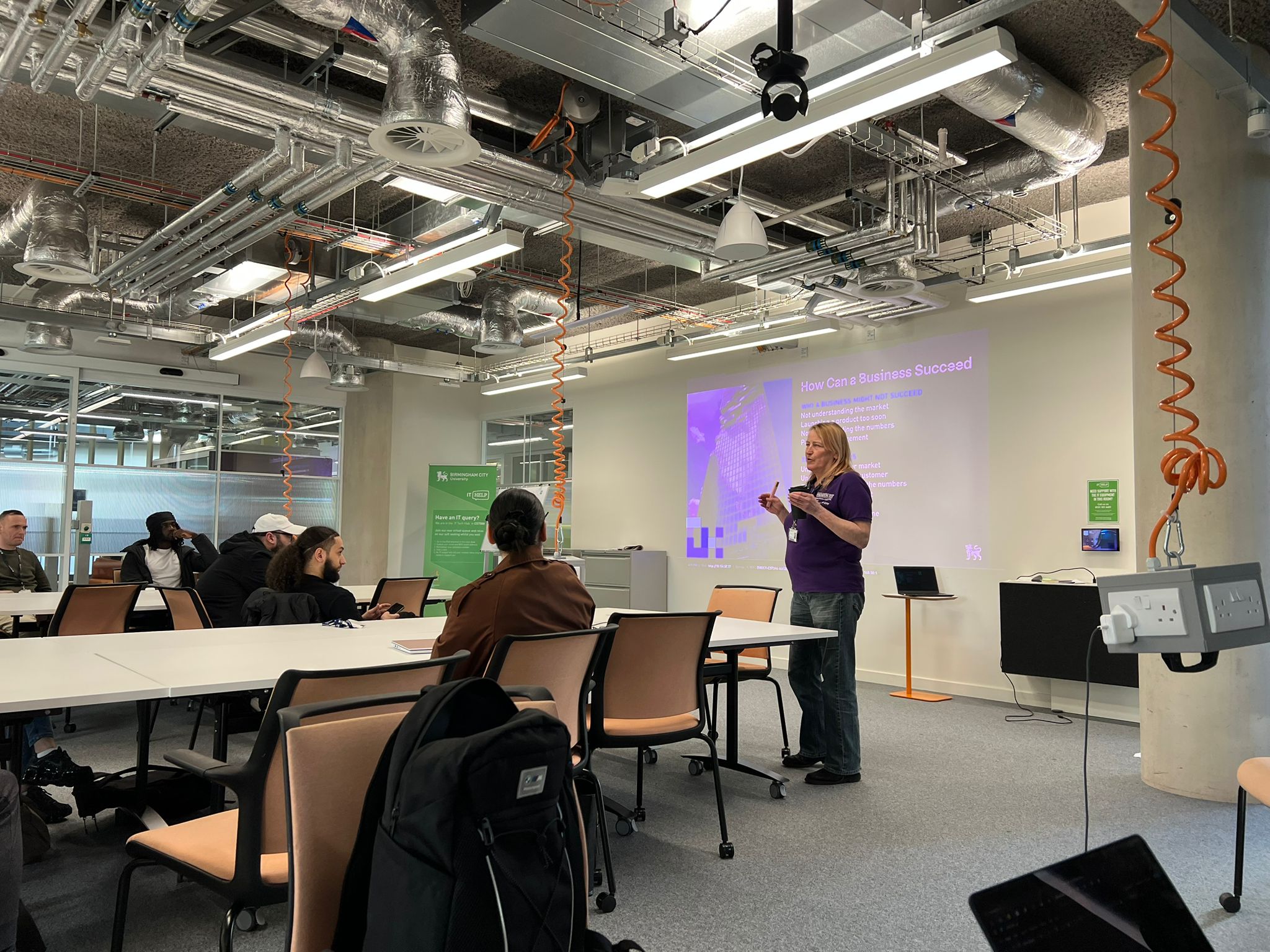 A captured moment from Session 2 of BCU Innovation Labs